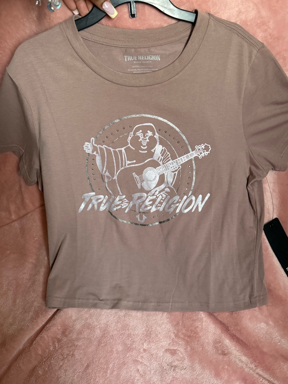 True Religion Crystal Baby Tee